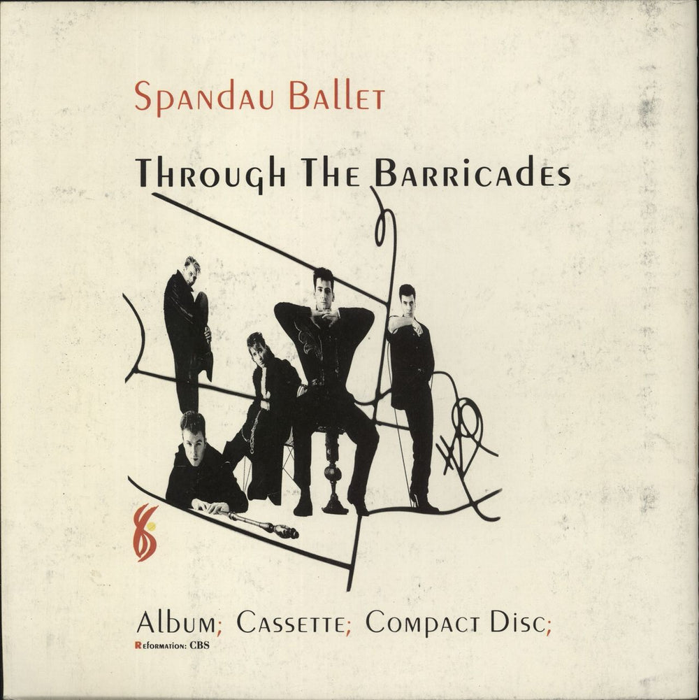 Spandau Ballet Through The Barricades - Across The Borders UK tour programme