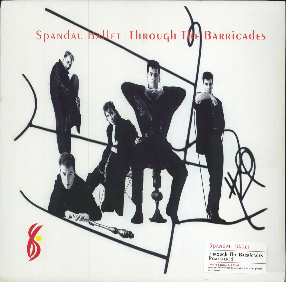 Spandau Ballet Through The Barricades - Red Vinyl - Sealed UK vinyl LP album (LP record) 4502591