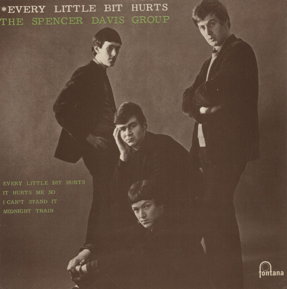 Spencer Davis Group Every Little Bit Hurts EP UK 7" vinyl single (7 inch record / 45) TE17450
