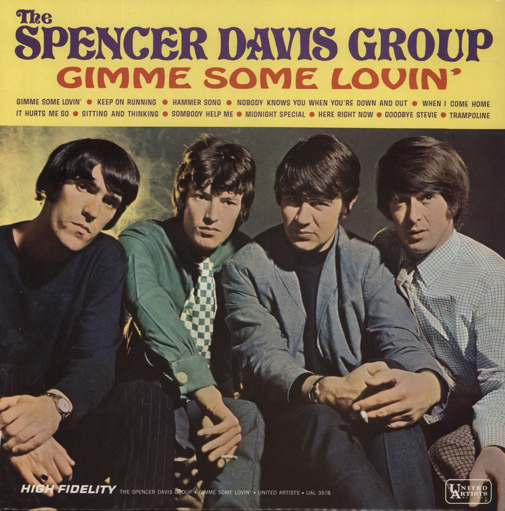 Spencer Davis Group Gimme Some Lovin' - mono - EX US vinyl LP album (LP record) UAL3578