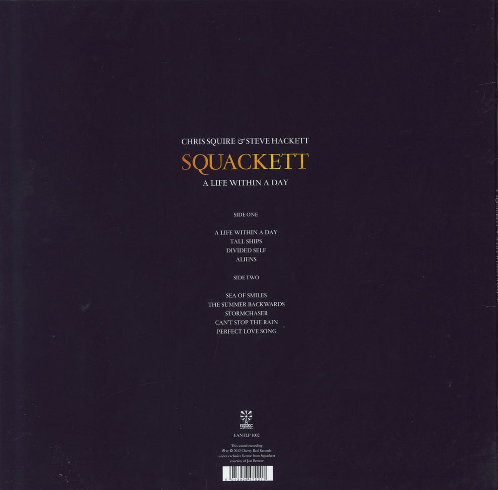 Squackett A Life Within A Day UK vinyl LP album (LP record) 5013929470217