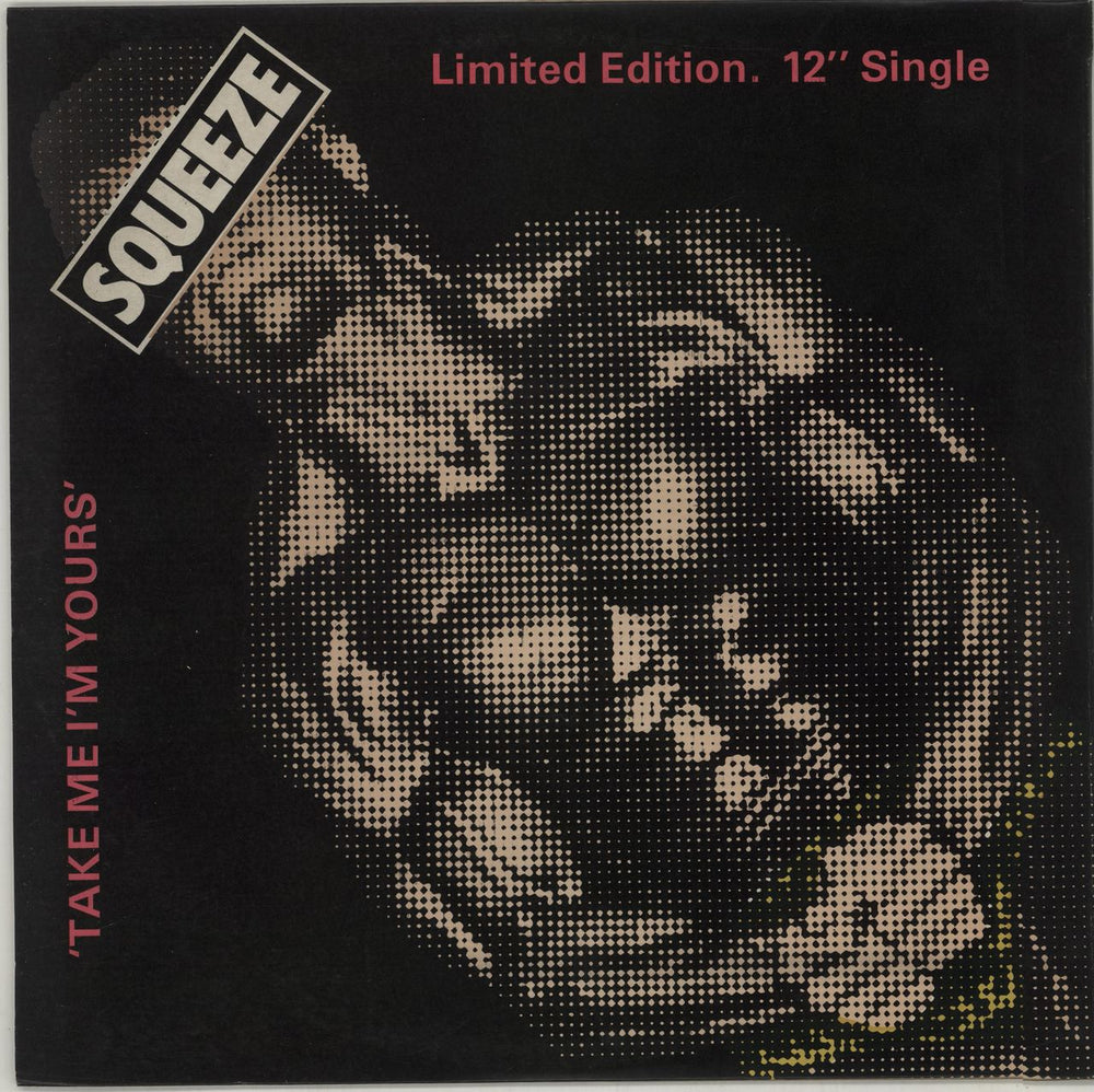 Squeeze Take Me I'm Yours UK 12" vinyl single (12 inch record / Maxi-single) AMS7335