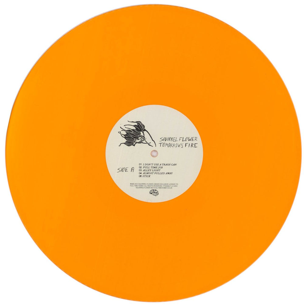 Squirrel Flower Tomorrow's Fire - Orange Vinyl + Flexi disc UK vinyl LP album (LP record) 7T8LPTO839756