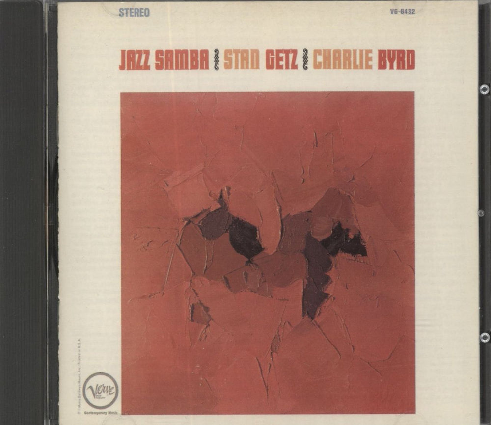 Stan Getz Jazz Samba US CD album (CDLP) GZS-1069