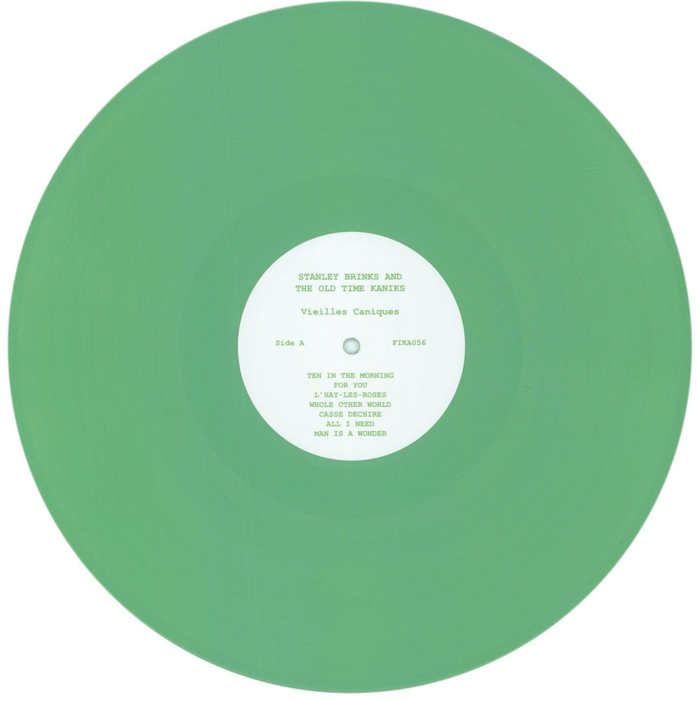 Stanley Brinks Vieilles Caniques Et Nouvelles Caniques - White & Green Vinyl UK 2-LP vinyl record set (Double LP Album) 62A2LVI874297