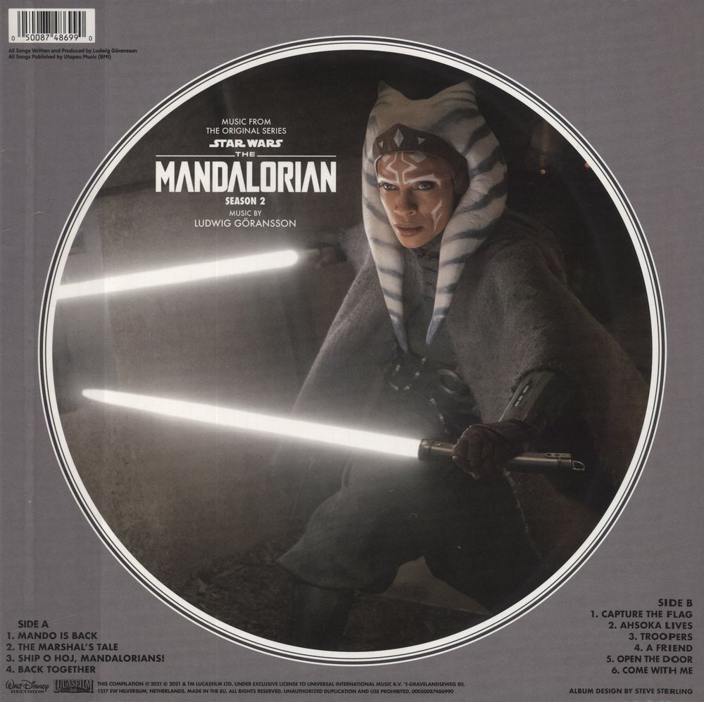 Star Wars Star Wars: The Mandalorian Season 2 (Music From The Original Series) UK picture disc LP (vinyl picture disc album) 050087486990