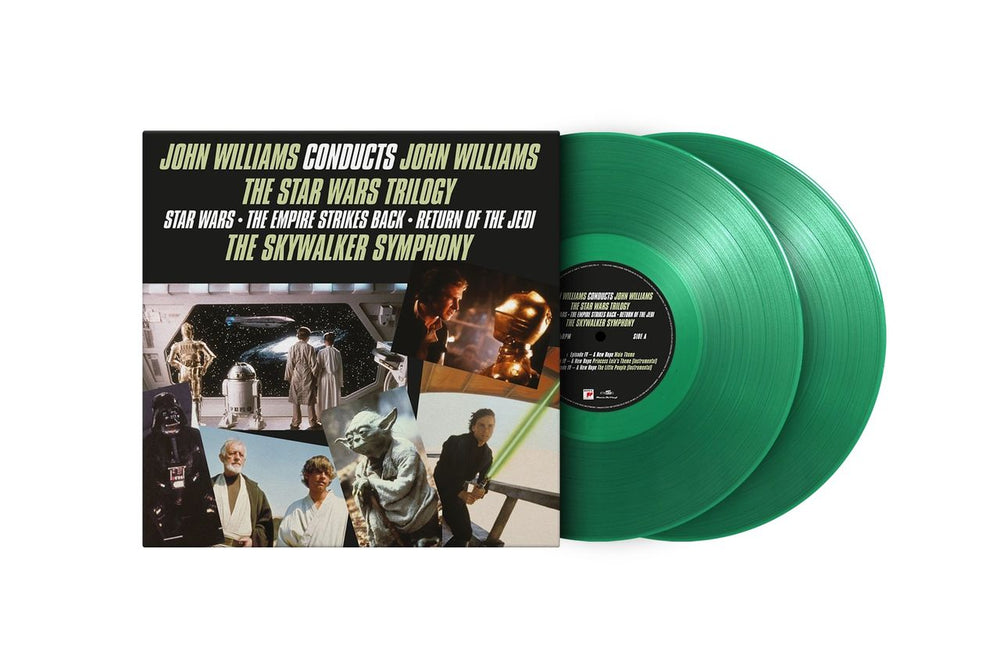 Star Wars The Star Wars Trilogy - Translucent Green Vinyl 180 Gram UK 2-LP vinyl record set (Double LP Album) 8719262034532