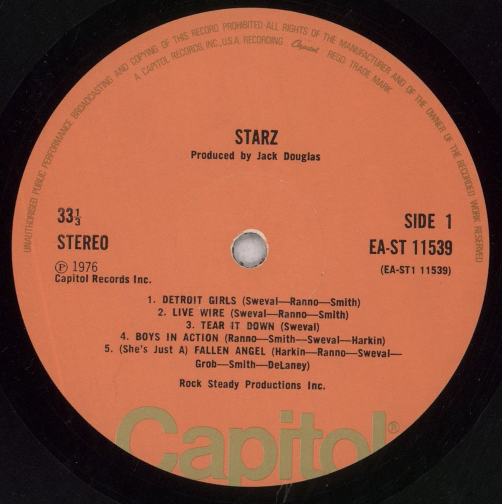 Starz Starz - EX UK vinyl LP album (LP record) SI8LPST847582