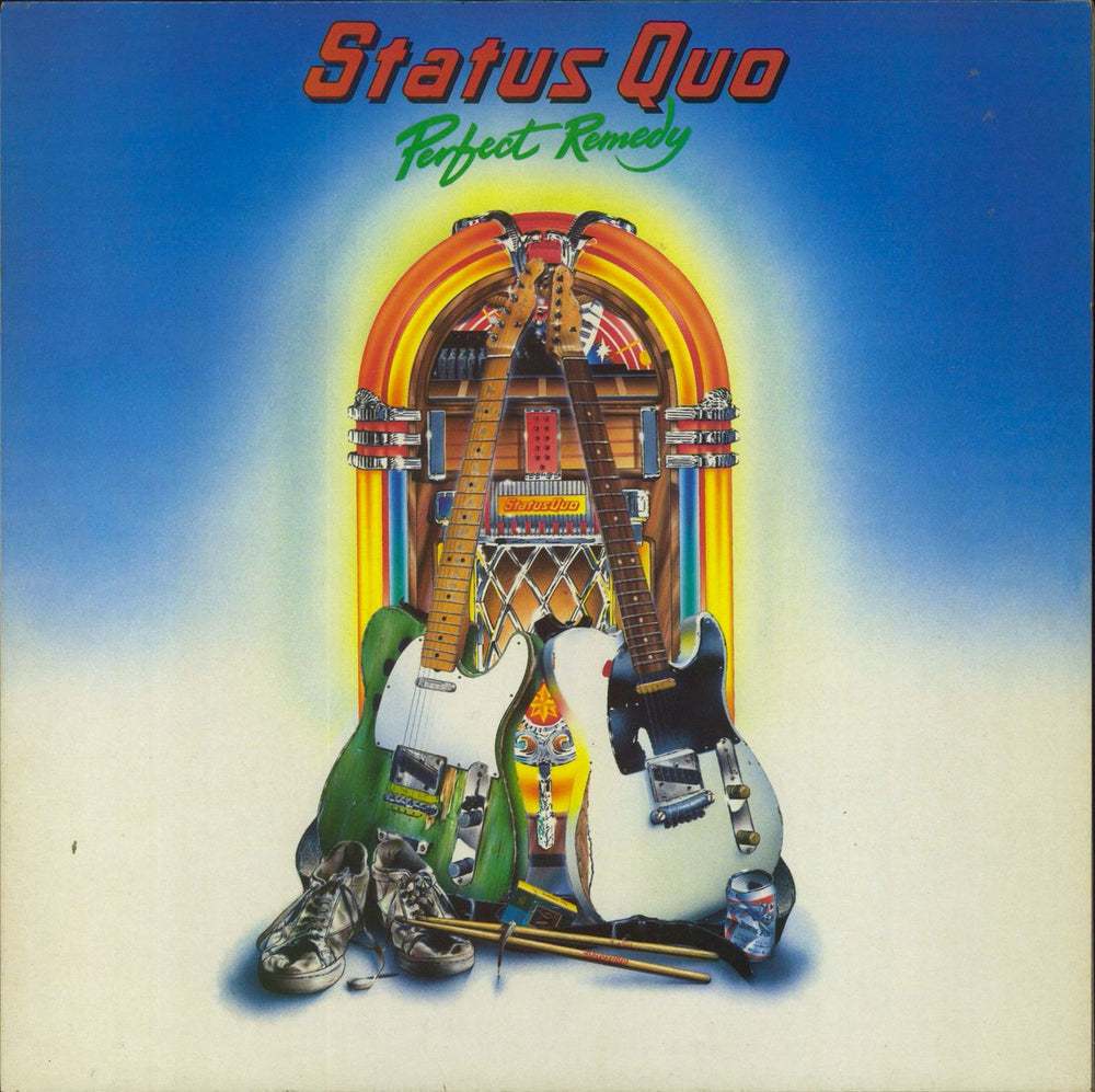 Status Quo Perfect Remedy - EX UK vinyl LP album (LP record) 842098-1