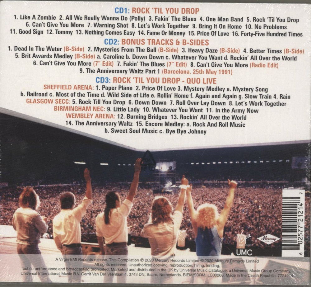 Status Quo Rock 'Til You Drop - Sealed UK CD Single Box Set QUOCXRO872597