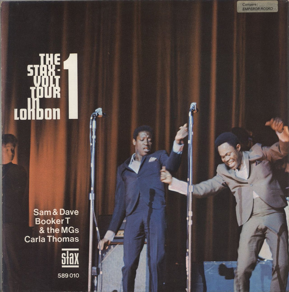 Stax The Stax-Volt Tour In London 1 - Hype Stickered Sleeve UK vinyl LP album (LP record) 589010