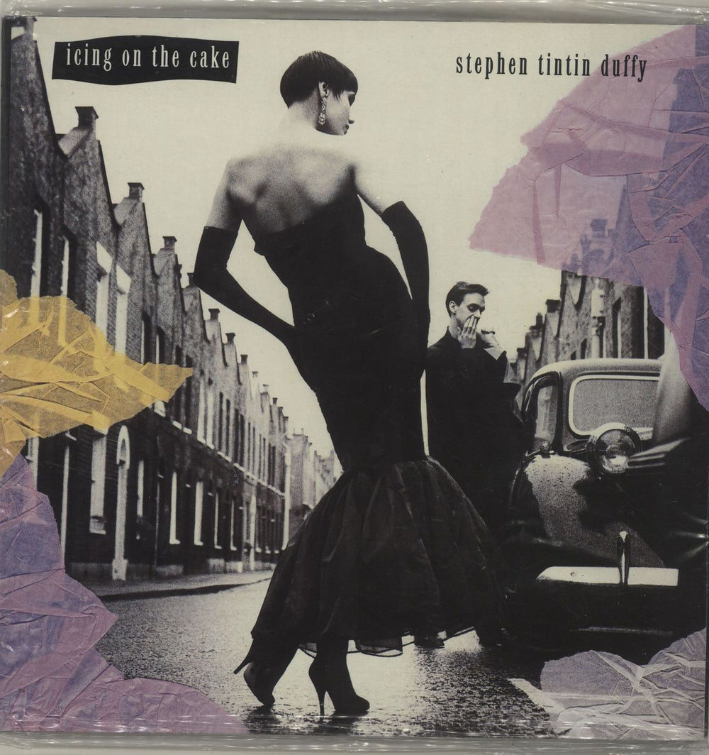 Stephen Tintin Duffy Icing On The Cake - Gatefold + Poster UK 7" vinyl single (7 inch record / 45) TIN3