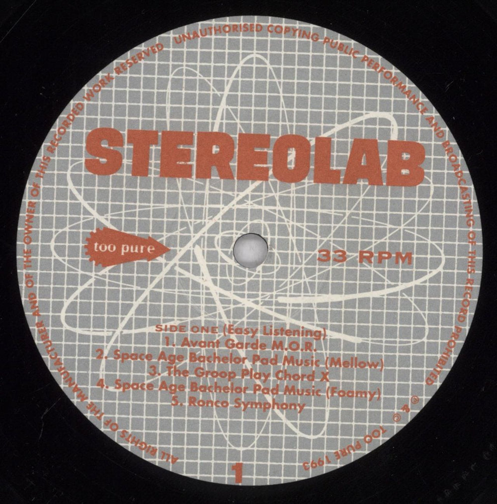 Stereolab Space Age Batchelor Pad Music UK vinyl LP album (LP record) STBLPSP129737