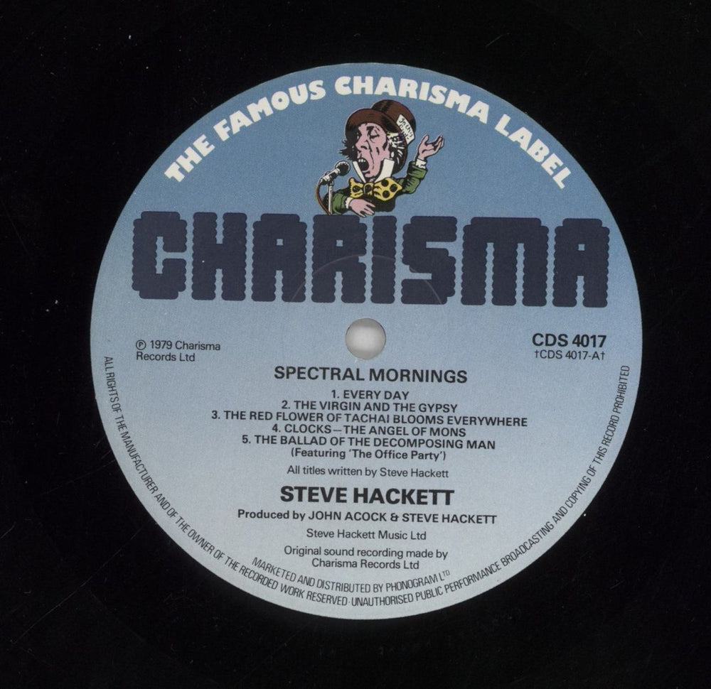 Steve Hackett Spectral Mornings - 2nd UK vinyl LP album (LP record) SVELPSP245725