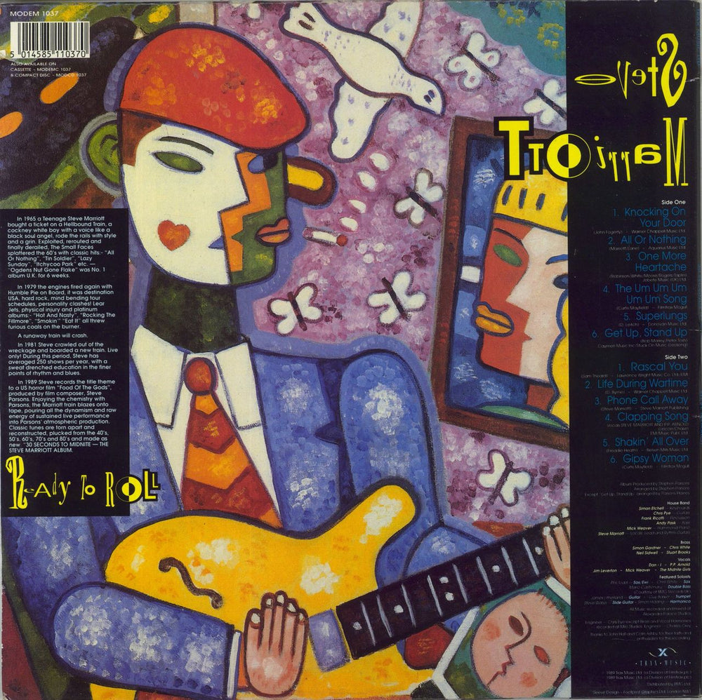 Steve Marriott 30 Seconds To Midnight UK vinyl LP album (LP record) 5014585110370