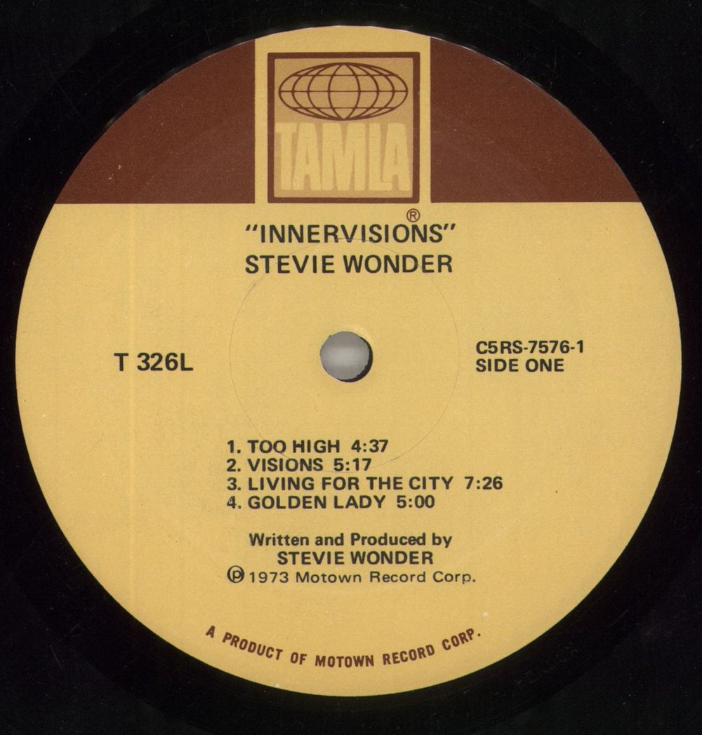 Stevie Wonder Innervisions US vinyl LP album (LP record) STWLPIN444818
