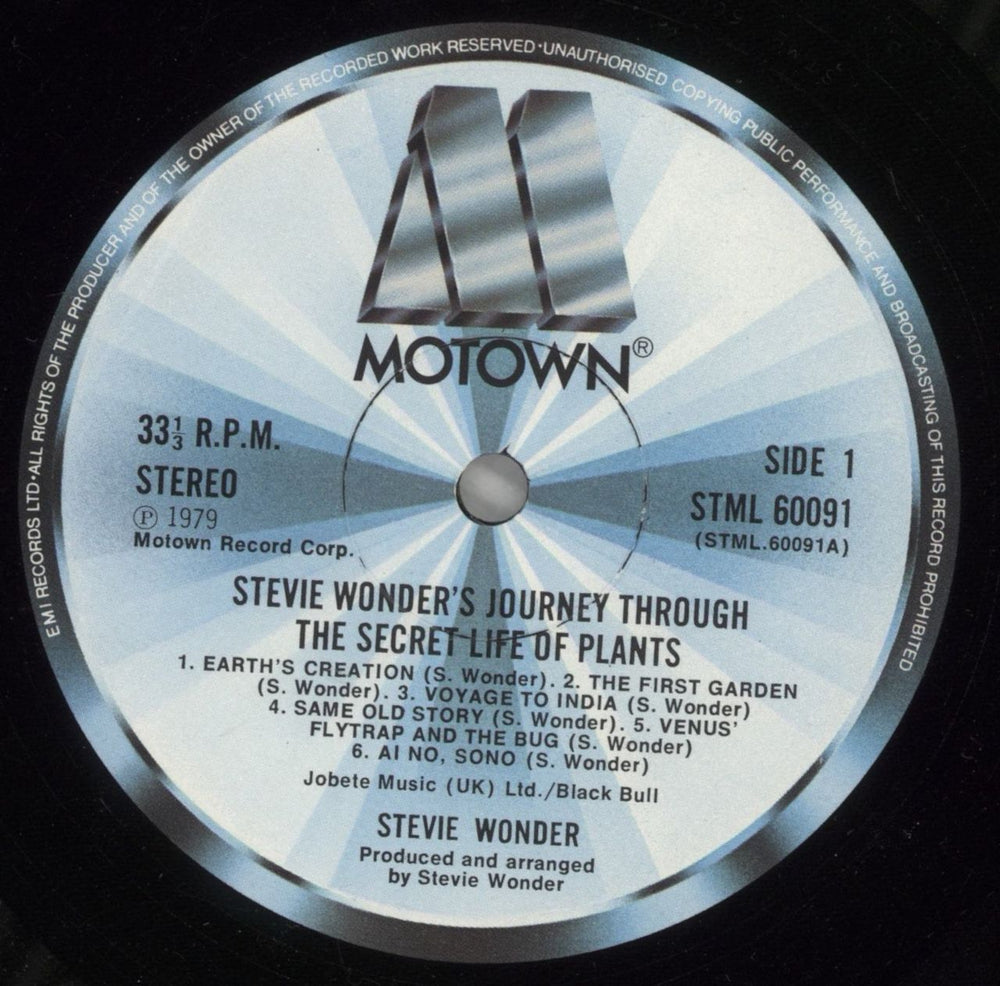 Stevie Wonder Journey Through The Secret Life Of Plants UK 2-LP vinyl record set (Double LP Album) STW2LJO285463