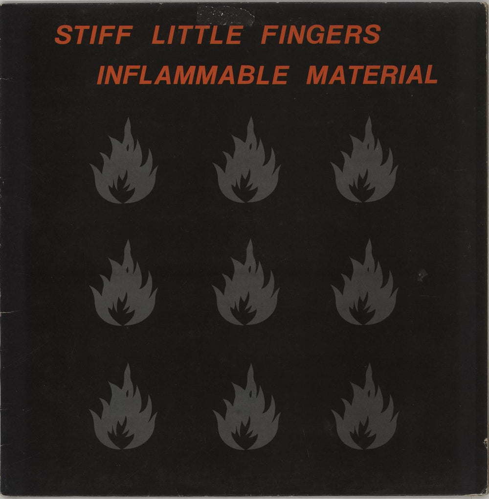 Stiff Little Fingers Inflammable Material - 1st - VG UK vinyl LP album (LP record) ROUGH1