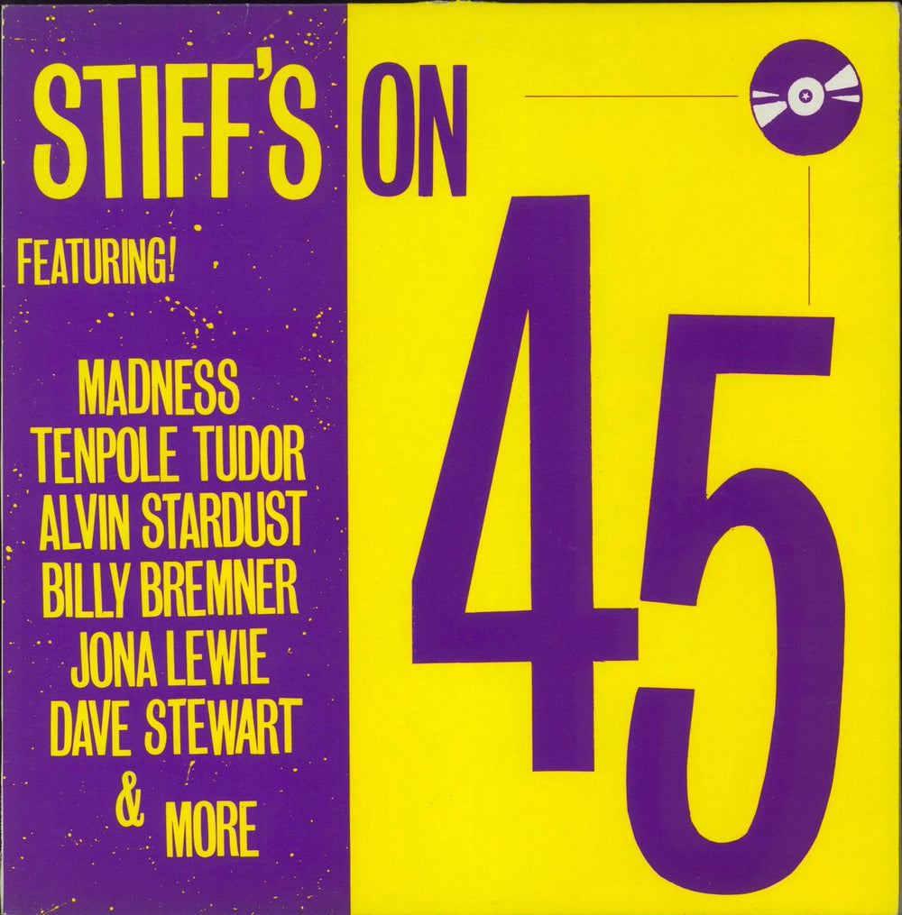 Stiff Records Stiff's On 45 Danish vinyl LP album (LP record) STIFF1
