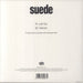 Suede Let Go - RSD14 UK 7" vinyl single (7 inch record / 45) 5014797890671