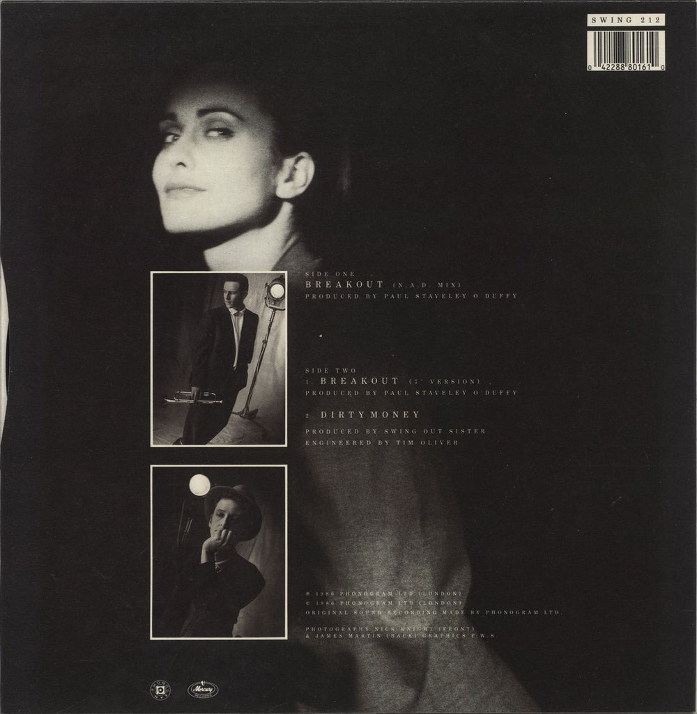 Swing Out Sister Breakout UK 12" vinyl single (12 inch record / Maxi-single) 042288801610