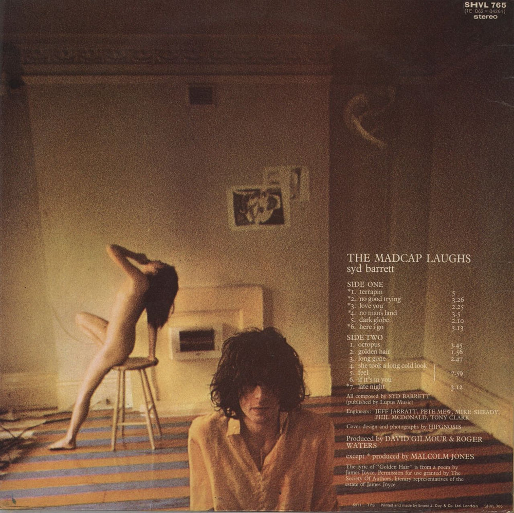Syd Barrett The Madcap Laughs - 2nd - EMI Box - VG UK vinyl LP album (LP record)