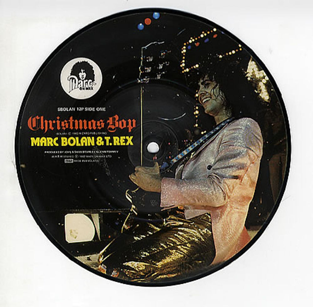 T-Rex / Tyrannosaurus Rex Christmas Bop UK 7" vinyl picture disc (7 inch picture disc single) SBOLAN12P