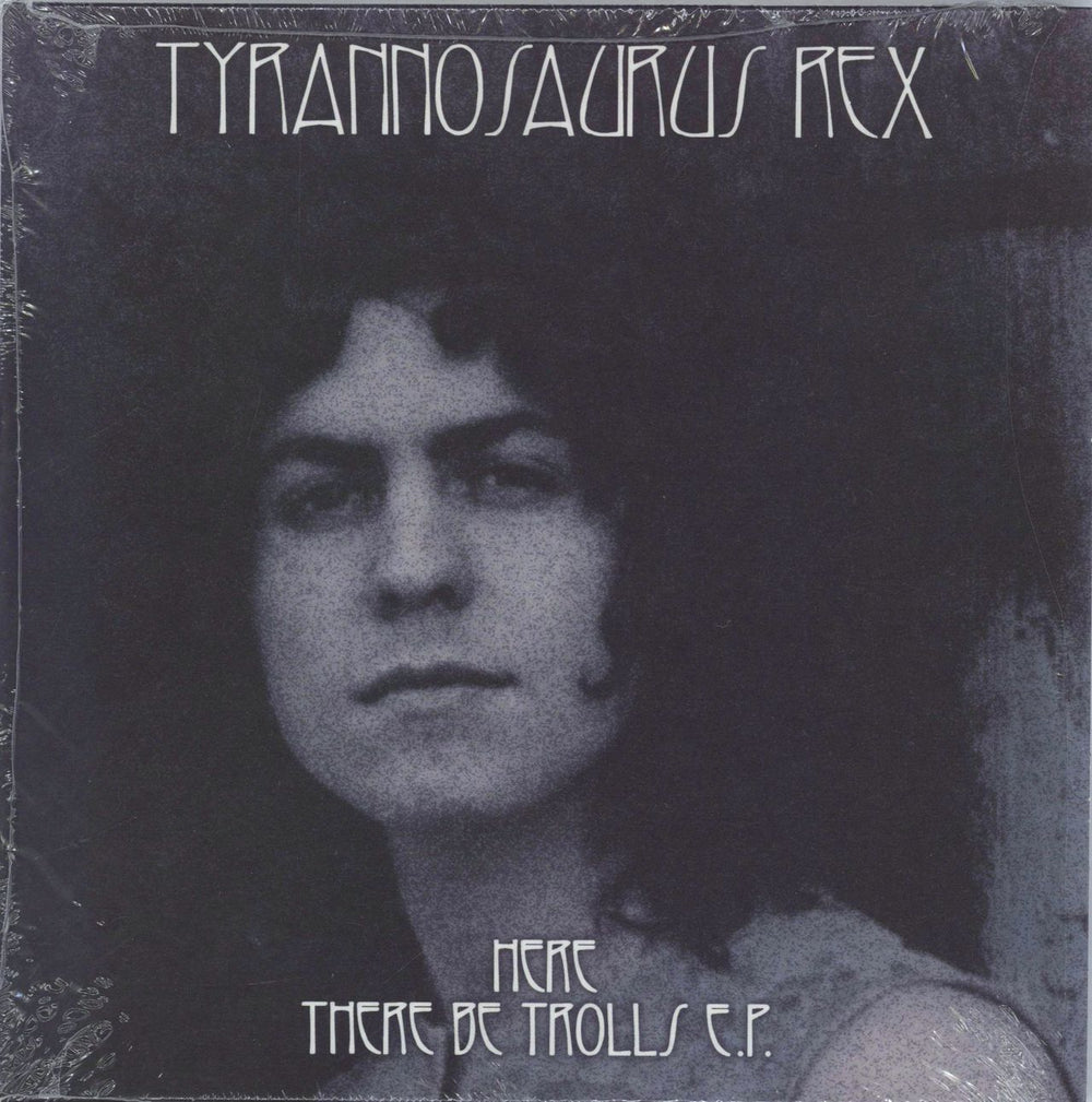 T-Rex / Tyrannosaurus Rex Here There Be Trolls EP - Grey Vinyl UK 7" vinyl single (7 inch record / 45) EA45069