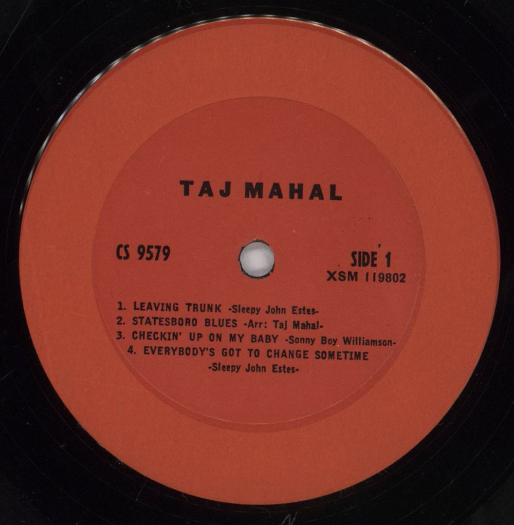 Taj Mahal Taj Mahal US vinyl LP album (LP record) TAJLPTA834905