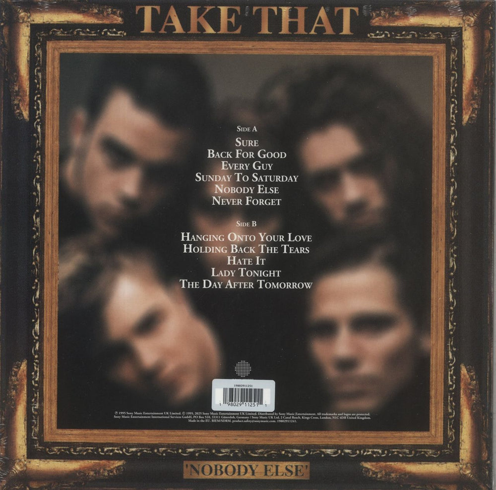 Take That Nobody Else: 30th Anniversary - Pink Vinyl - Sealed UK vinyl LP album (LP record) 198029112511