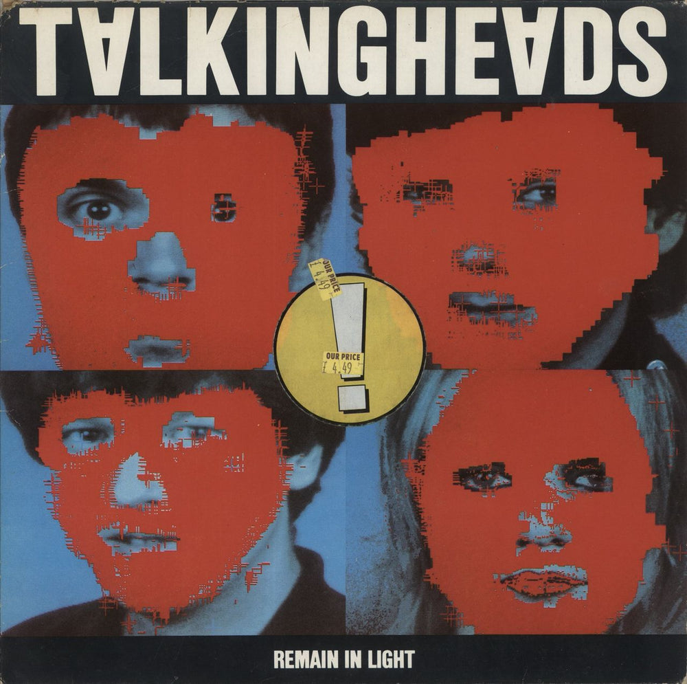 Talking Heads Remain In Light + Lyric Insert German vinyl LP album (LP record) SIRK56867