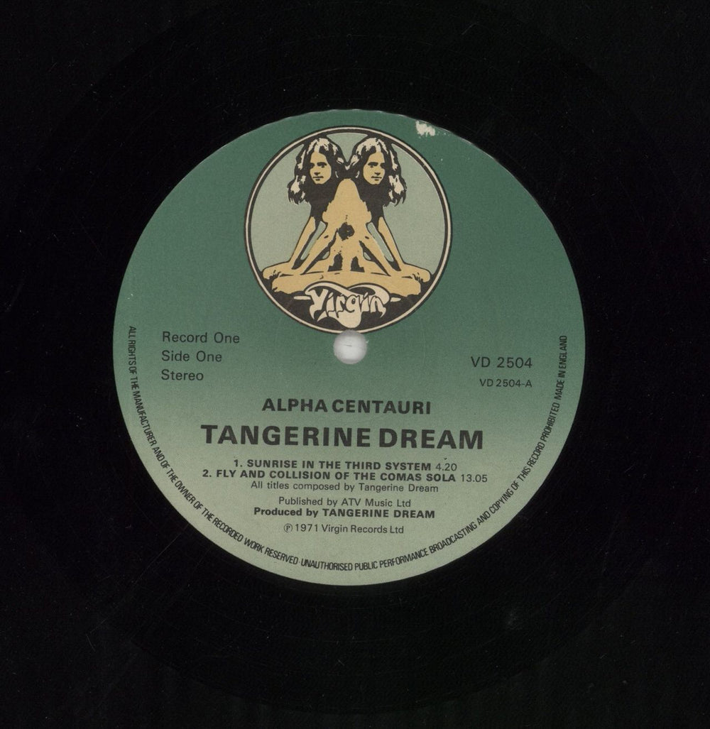 Tangerine Dream Alpha Centuri/ Atem UK 2-LP vinyl record set (Double LP Album) TAN2LAL171356