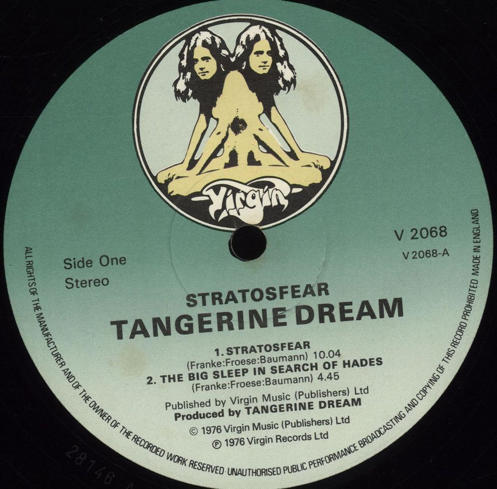 Tangerine Dream Stratosfear - 1st UK vinyl LP album (LP record) TANLPST689805