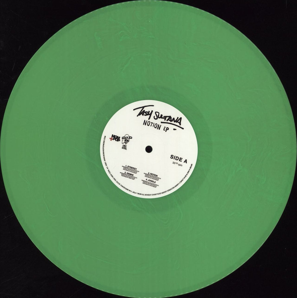Tash Sultana Notion EP - Neon Green Vinyl US 12" vinyl single (12 inch record / Maxi-single) 858275042511