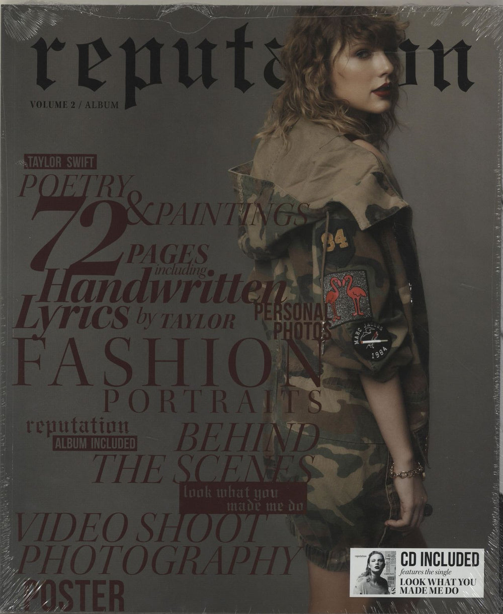 Taylor Swift Reputation/Volume 2 Magazine Edition CD - Sealed US CD album (CDLP) BMRCO0600C