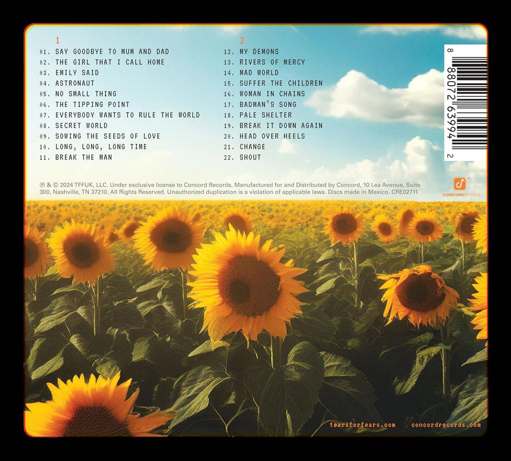 Tears For Fears Songs For A Nervous Planet - Sealed UK 2 CD album set (Double CD) 888072639942