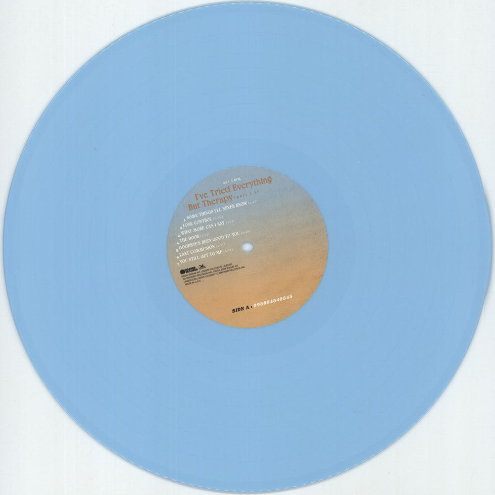 Teddy Swims I've Tried Everything But Therapy [Part 1.5] - BFRSD24 - Baby Blue Vinyl US vinyl LP album (LP record) 8FYLPIV877989