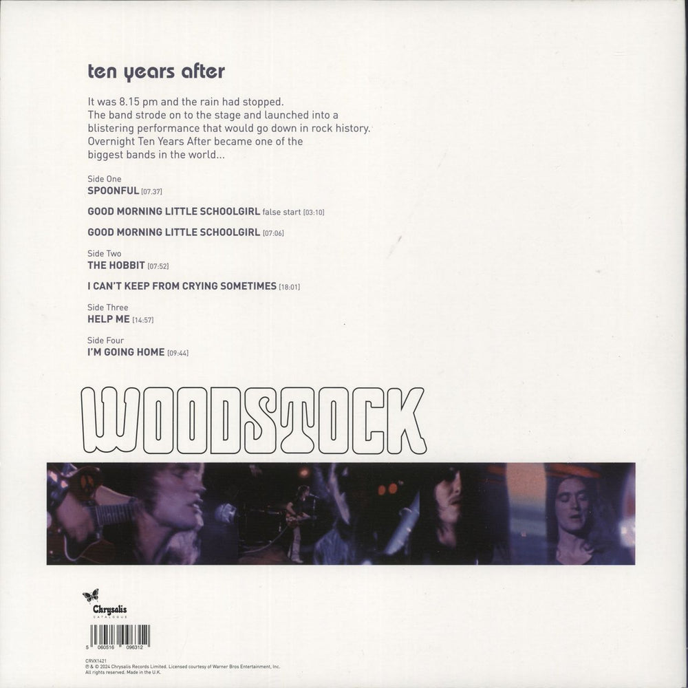 Ten Years After Woodstock 1969 - 180gm UK 2-LP vinyl record set (Double LP Album) 5060516096312