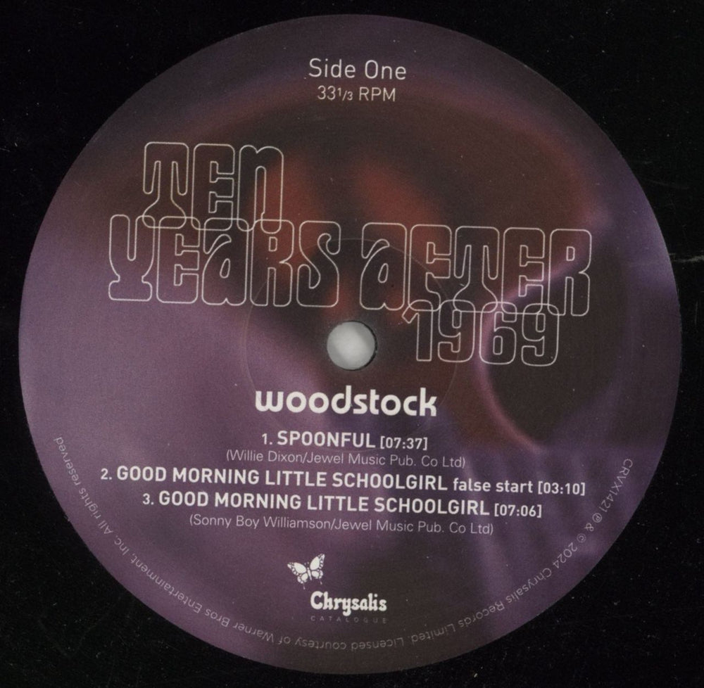 Ten Years After Woodstock 1969 - 180gm UK 2-LP vinyl record set (Double LP Album) TYA2LWO867066