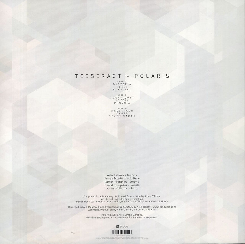 TesseracT Polaris - 2019 issue UK vinyl LP album (LP record)