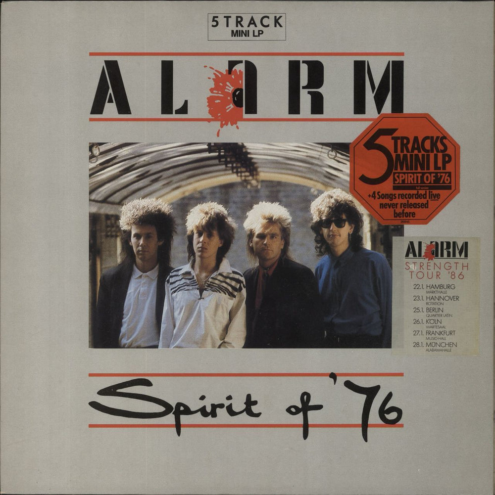 The Alarm Spirit Of '76 - Double Stickered Sleeve Dutch 12" vinyl single (12 inch record / Maxi-single) 26845