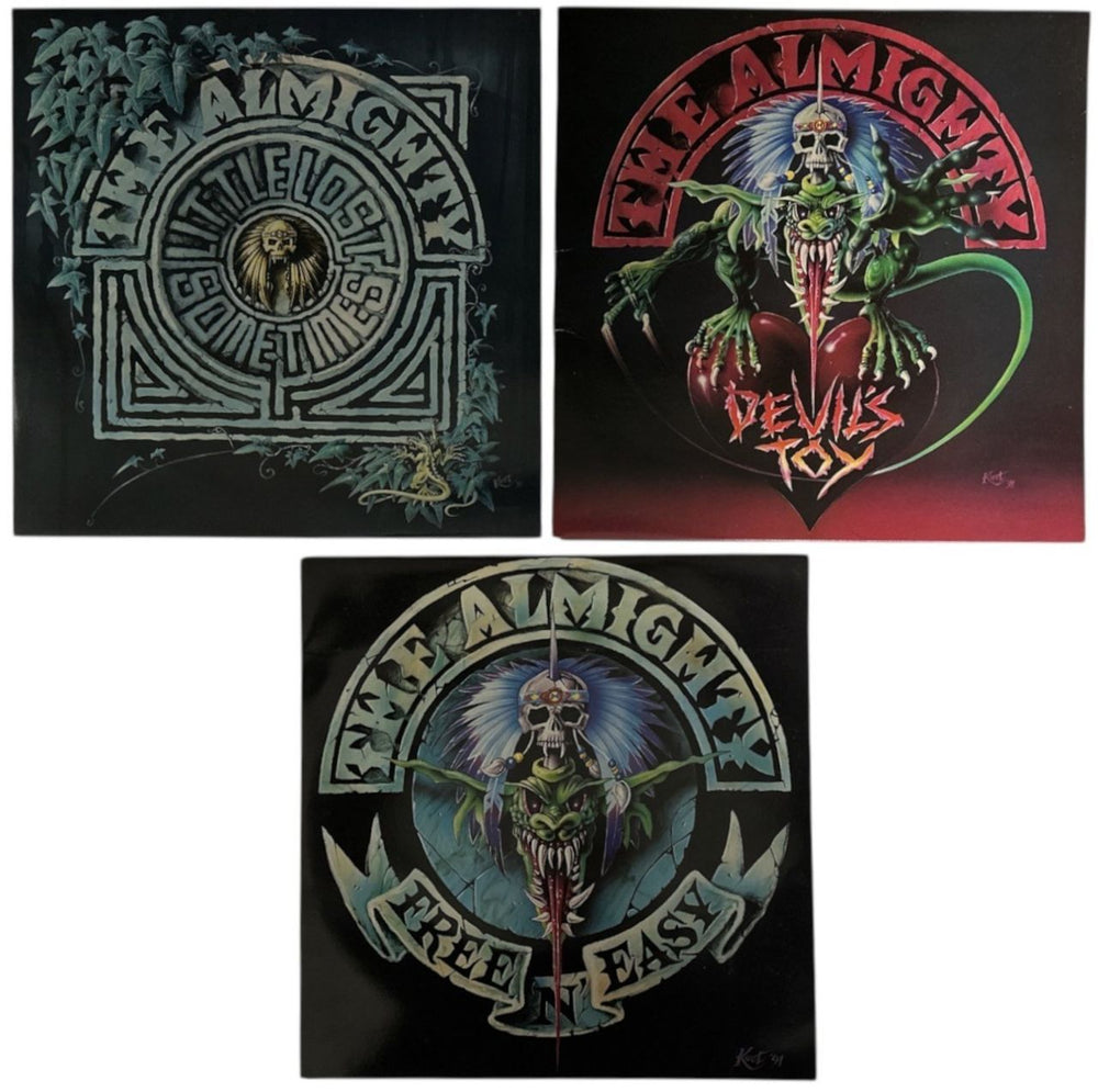 The Almighty Free 'n Easy - Box UK 12" vinyl single (12 inch record / Maxi-single) AMT12FR52691