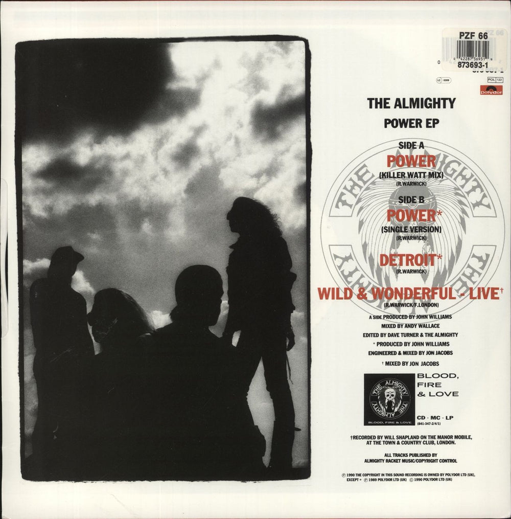 The Almighty Power E.P. + Patch UK 12" vinyl single (12 inch record / Maxi-single) 042287369319