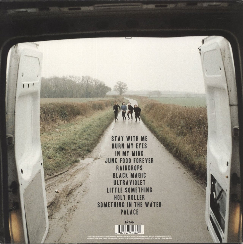 The Amazons Junk Food Forever - Clear Vinyl - Autographed UK vinyl LP album (LP record) 602557526691