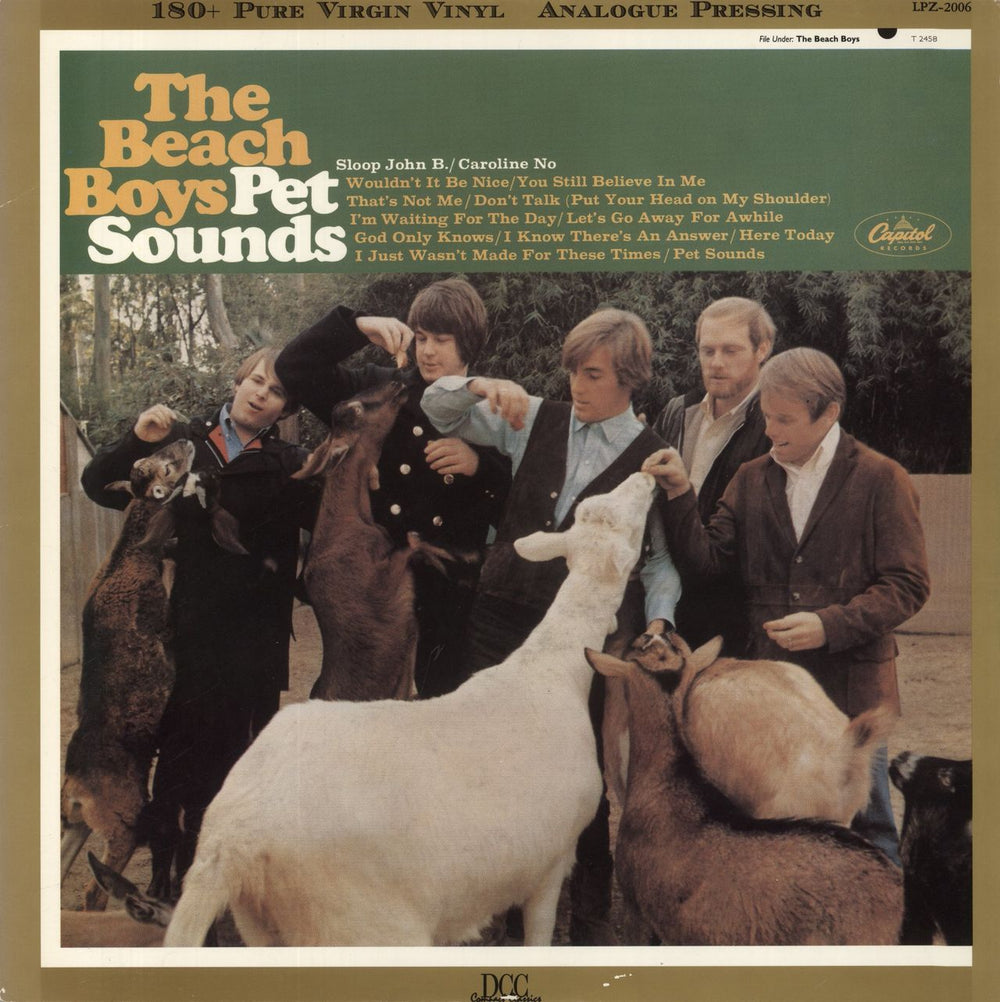 The Beach Boys Pet Sounds - 180gm US vinyl LP album (LP record) LPZ-2006