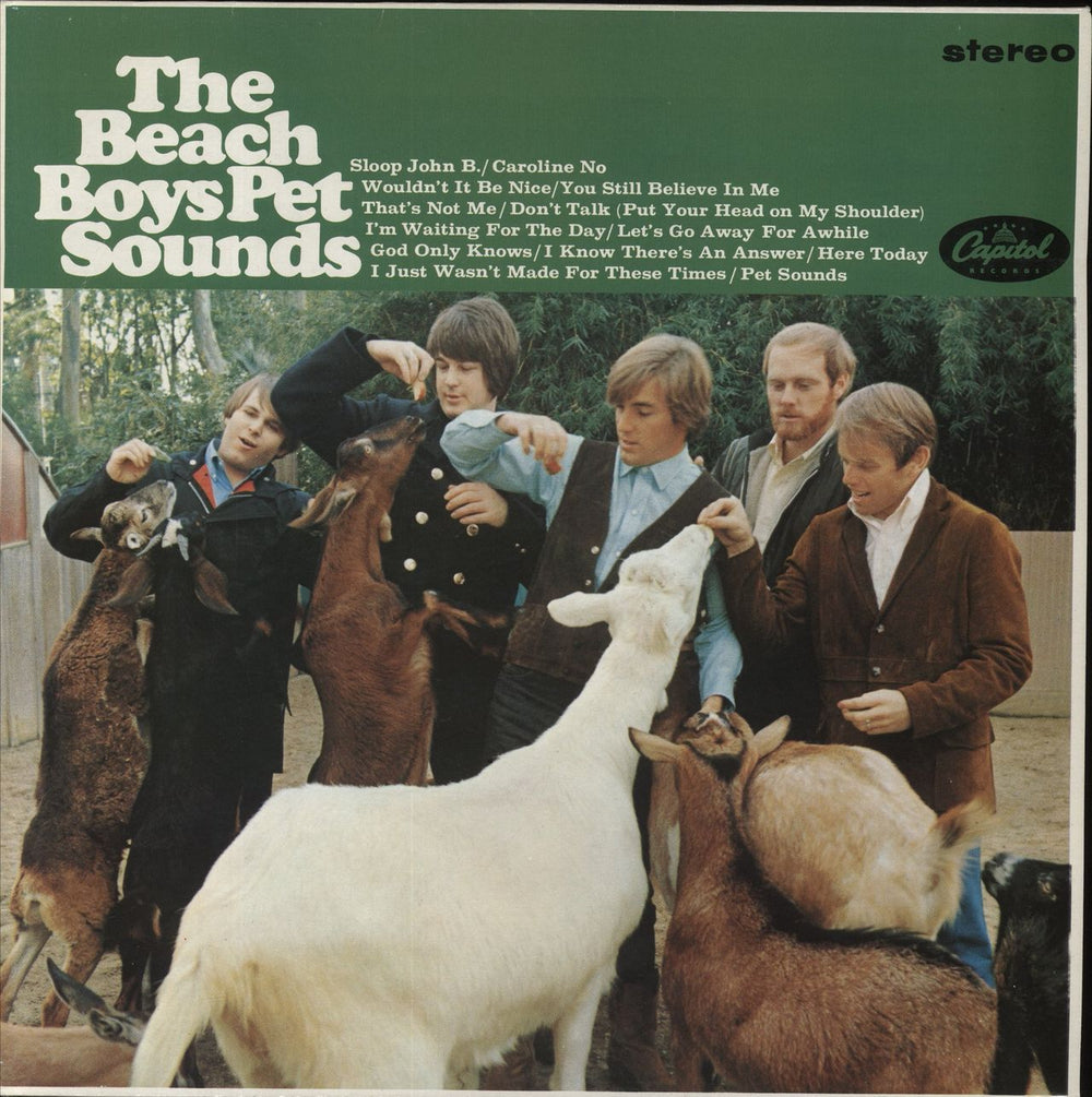 The Beach Boys Pet Sounds UK vinyl LP album (LP record) EMS1179