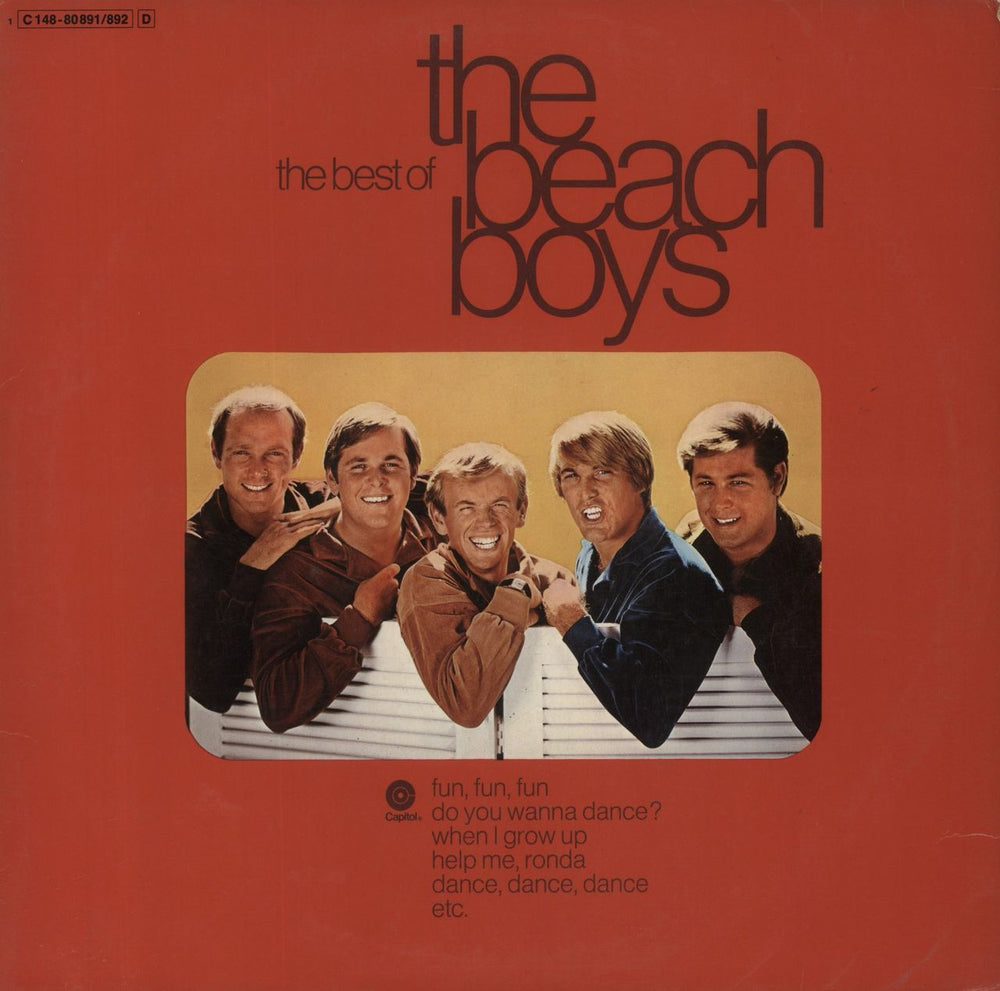 The Beach Boys The Best Of The Beach Boys German 2-LP vinyl record set (Double LP Album) 1C148-80891