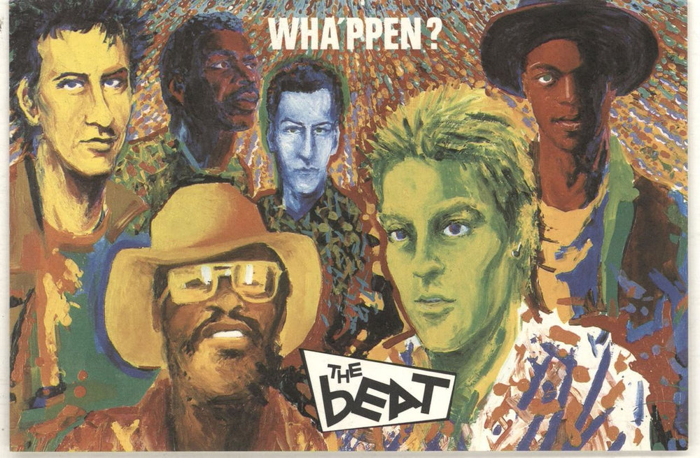 The Beat Wha'ppen? + Postcard UK vinyl LP album (LP record)