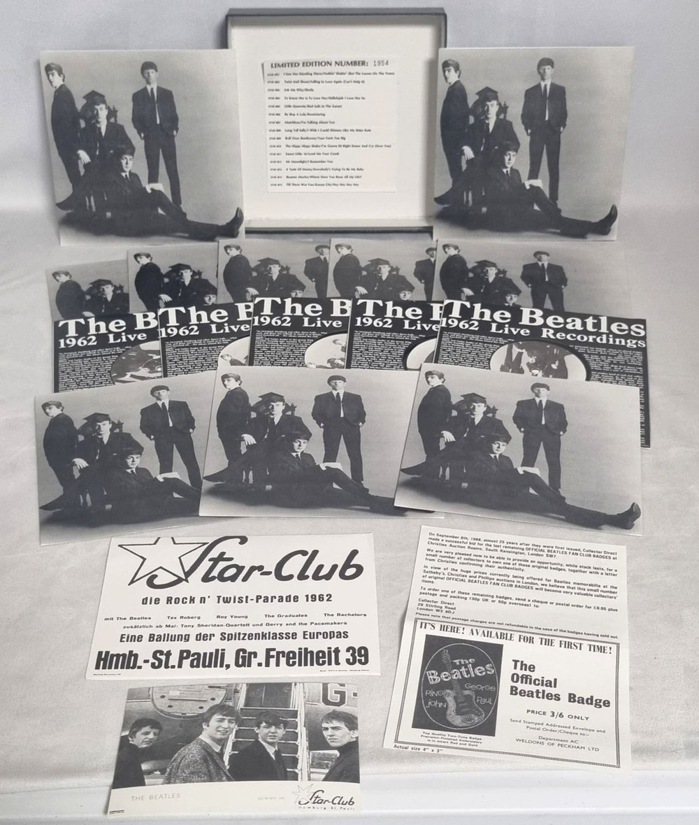 The Beatles 1962 Live Recordings - Complete UK 7" single box set BTL7XLI781413