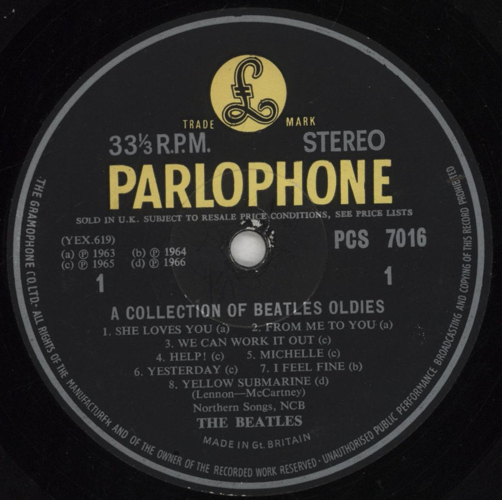 The Beatles A Collection Of Beatles Oldies - 1st - EX UK vinyl LP album (LP record) BTLLPAC284460